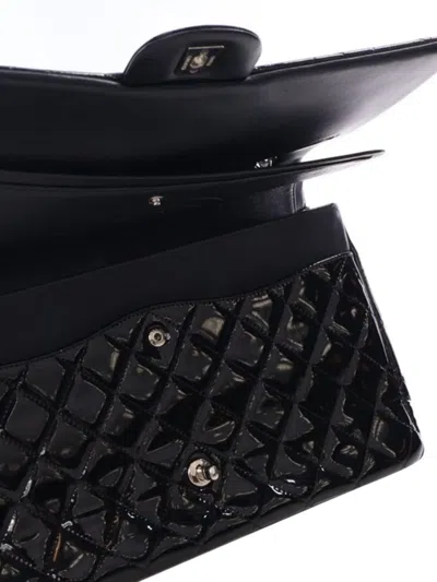 Pre-owned Chanel 2013-2014 Maxi Classic Patent Double Flap Shoulder Bag