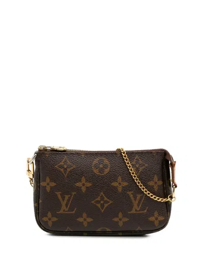 Pre-owned Louis Vuitton 2007 Monogram Mini Pochette Accessoires Handbag