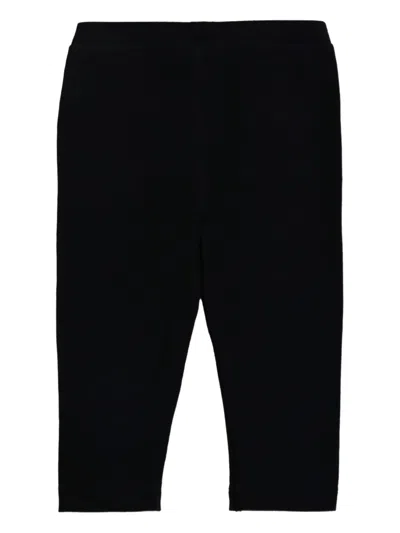 Moschino Teddy-logo Leggings In Black
