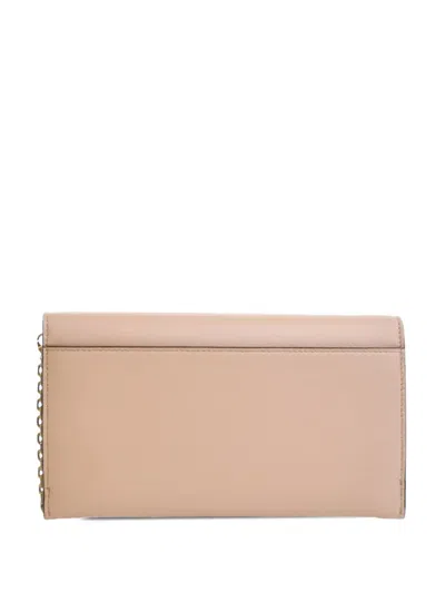 Pre-owned Dior 2022 Goatskin Saddle Wallet On Chain Crossbody Bag