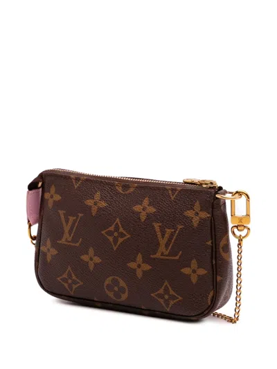 Pre-owned Louis Vuitton 2016 Monogram Transatlantic Mini Pochette Accessoires Handbag