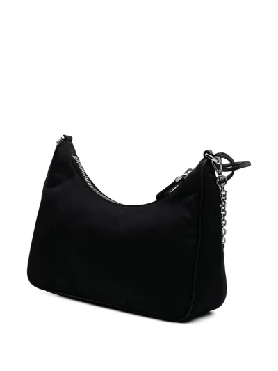 Pre-owned Prada 2019-2025 Mini Tessuto Re Edition 2005 Satchel