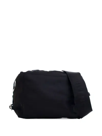 Pre-owned Givenchy 2000-2025 Small Nylon Pandora Crossbody Bag In Black