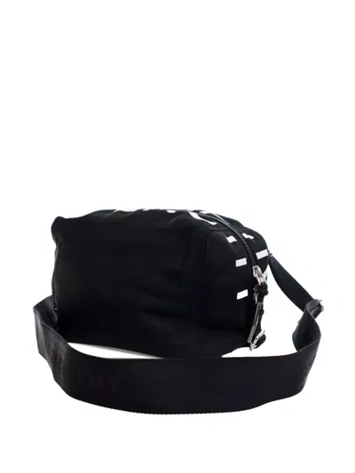 Pre-owned Givenchy 2000-2025 Small Nylon Pandora Crossbody Bag In Black