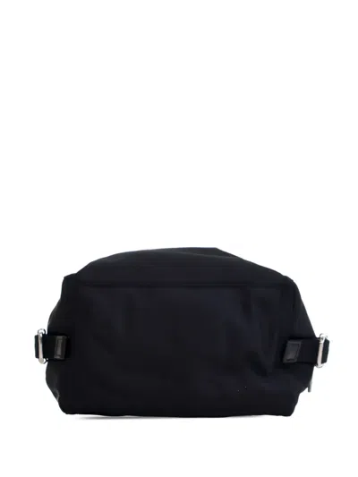 Pre-owned Givenchy 2000-2025 Small Nylon Pandora Crossbody Bag In Black