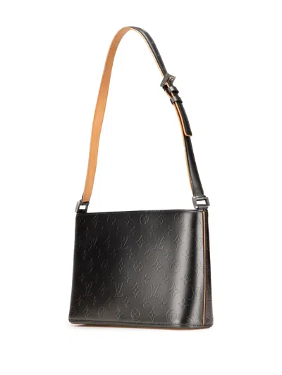 Pre-owned Louis Vuitton 2002 Monogram Mat Alston Shoulder Bag In Gray