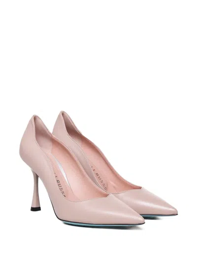 Fratelli Russo 100mm Wavy-instep Pointed Pumps In Pink