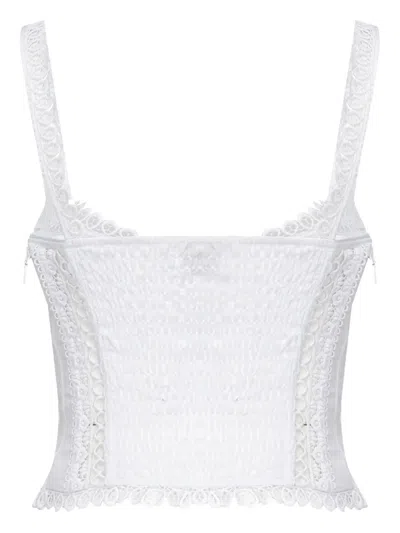 Charo Ruiz Guipure-lace Sweetheart Tank Top