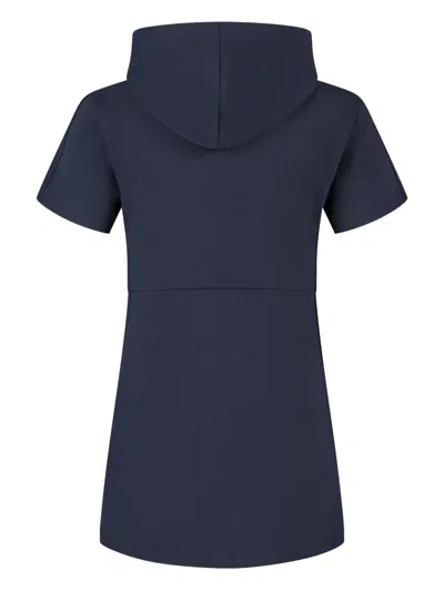 Chloé Short-sleeve Hooded Mini Dress In Black
