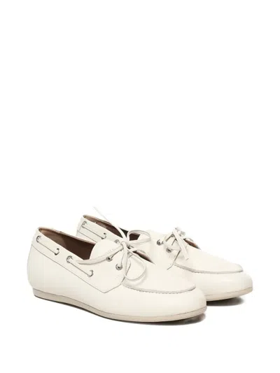 Carmens Leather Flat-sole Loafers