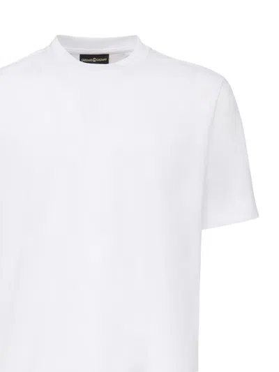 Giuliano Galiano Round-neck Short-sleeve T-shirt In White