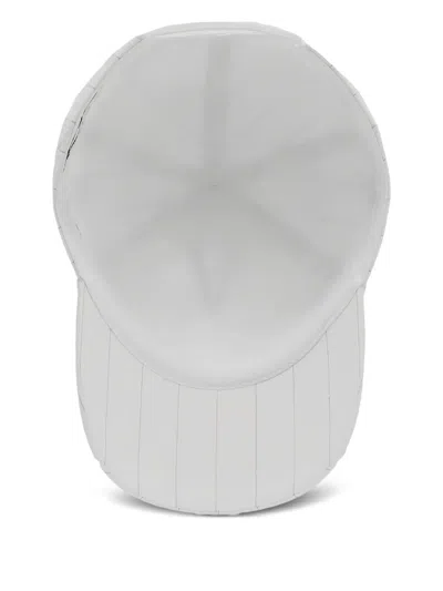 1989 Studio Striped Logo-patch Cotton Cap In Neutral