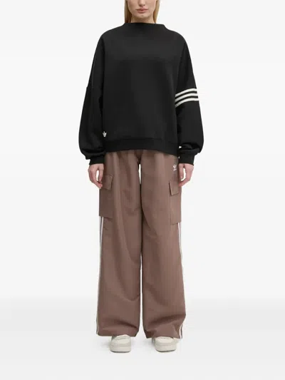 Adidas Originals 3-stripe Logo Track Pants In Brown