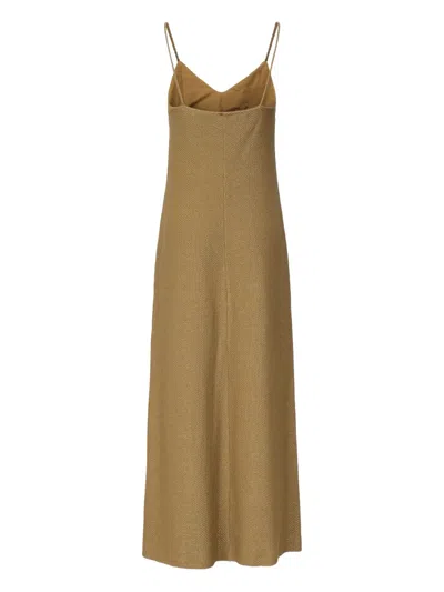 Max Mara Slip Dress In Jacquard Jersey