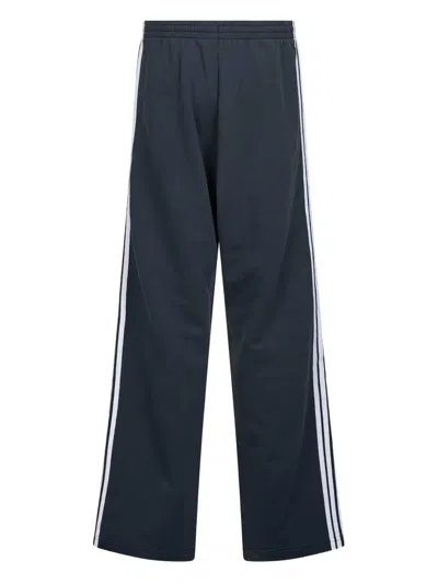 Balenciaga Men Blue Loop Sports Icon Baggy Sweatpants