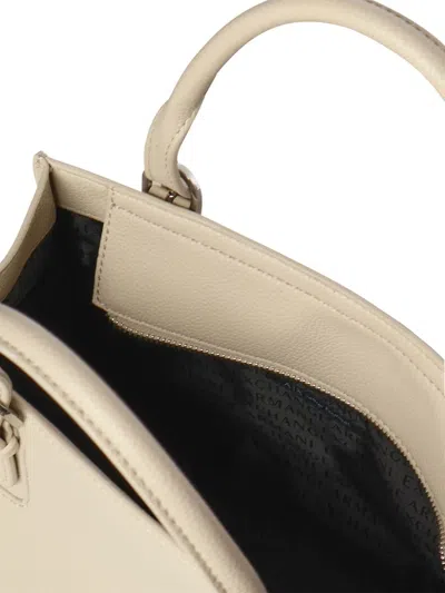 Armani Exchange Leather Tote Bag