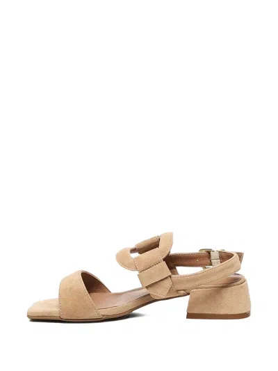 Carmens Sally Buckled Block-heel Sandals