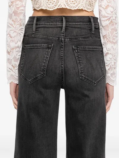 Mother The Hustler Roller Jeans In Black