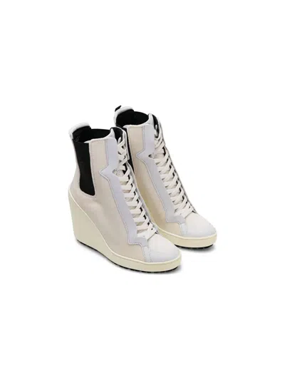 Hogan Lace-up Wedge Ankle Boots