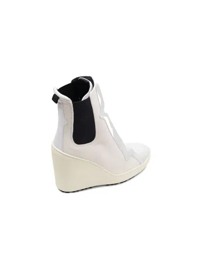 Hogan Lace-up Wedge Ankle Boots