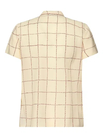 Loro Piana Febe Pussy-bow Silk Blouse In Neutral