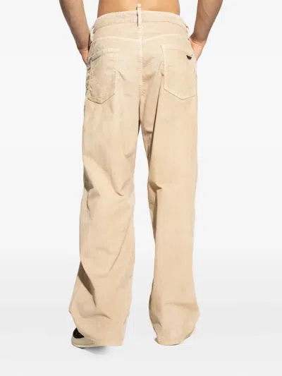 Dsquared2 Casual Pants With Belt Loops In Pink