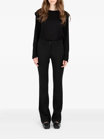 Société Anonyme Pocket-detail Trousers In Black