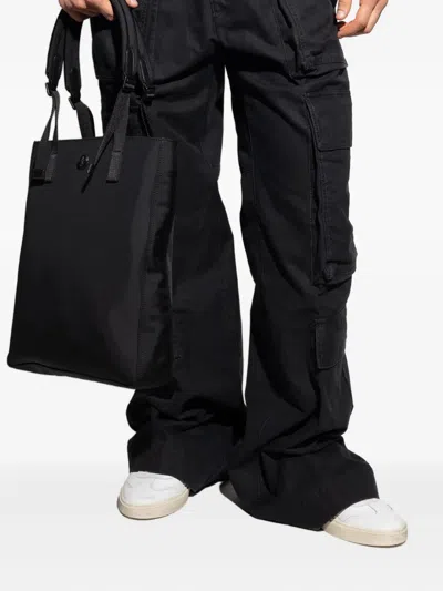 Dsquared2 Multi-pocket Cargo Trousers In Black