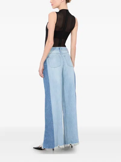 Alice And Olivia Mesh-panel Bodysuit