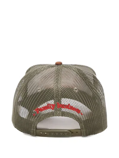 Dsquared2 Mens Bianco/ Militare/ Miele Logo-embroidered Cotton Cap In White