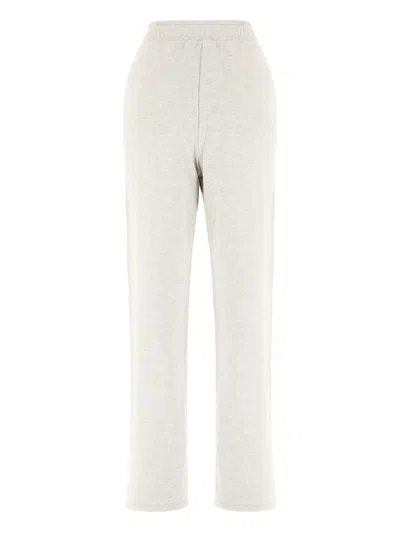 Weekend Max Mara Drawstring-detail Cotton Trousers In Neutral