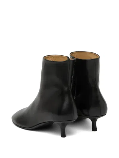 Marsèll Leather Ankle Boots In Black