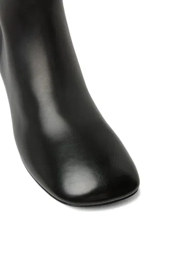 Marsèll Leather Ankle Boots In Black