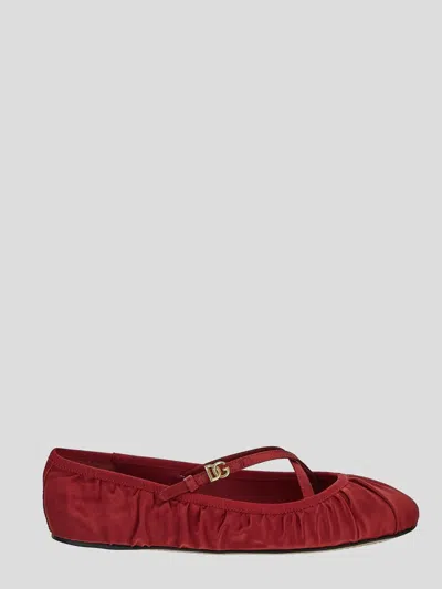 Dolce & Gabbana Ballerinas Satin Leather Sole