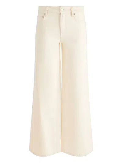 Alice And Olivia Alice + Olivia Slay Wide-leg Trousers In Neutral