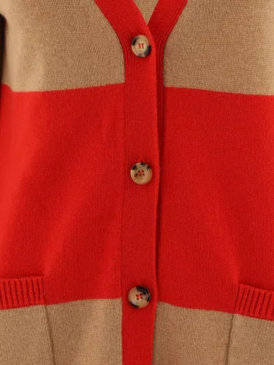 Max Mara Embroidered Wool Blend Valido Cardigan In Brown