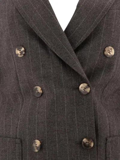 Max Mara "maracas" Pinstriped Blazer