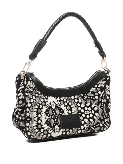 V73 Braided-handle Patterned Bag