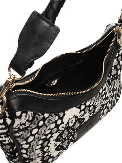 V73 Braided-handle Patterned Bag