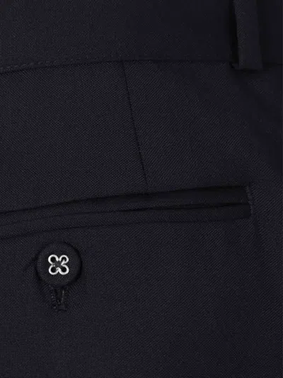 Officine Generale Officine Générale Hugo Formal Pants In Black