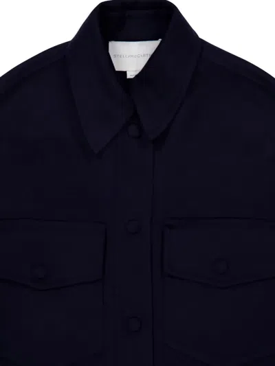 Stella Mccartney Silk Shirt In Blue