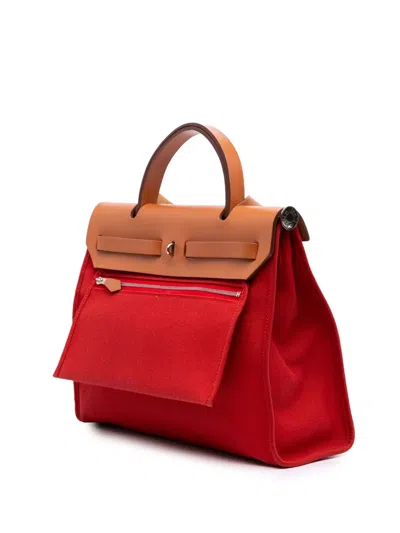 Pre-owned Hermes 2017 Toile Herbag Zip 31 Satchel