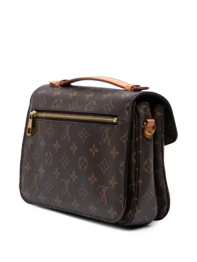 Pre-owned Louis Vuitton 2019 Monogram Pochette Metis Satchel