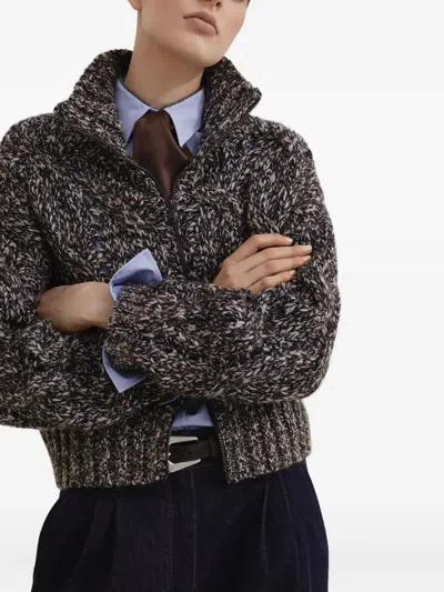 Brunello Cucinelli Dazzling Chiné Cardigan