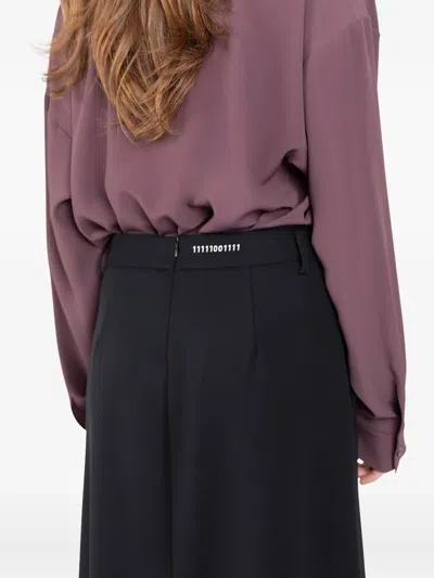 Société Anonyme Pleated Maxi Skirt In Black