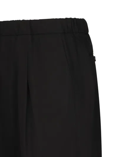 Be Able Buckle-fastening Elasticated-waist Trousers In Black