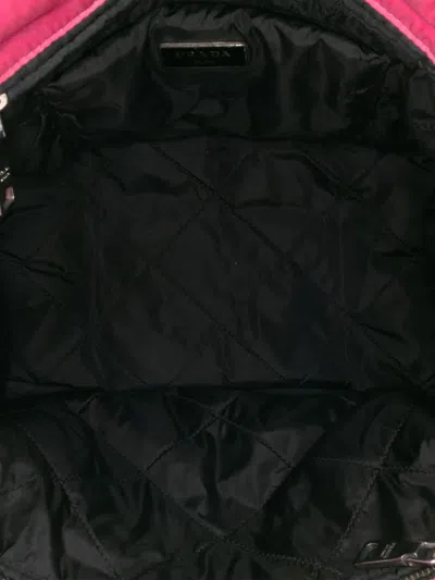 Pre-owned Prada 2013-2025 Tessuto Bomber Satchel