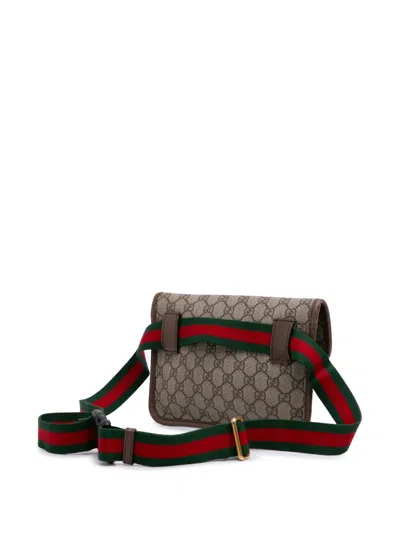 Pre-owned Gucci 2016-2025 Gg Supreme Web Neo Vintage Belt Bag