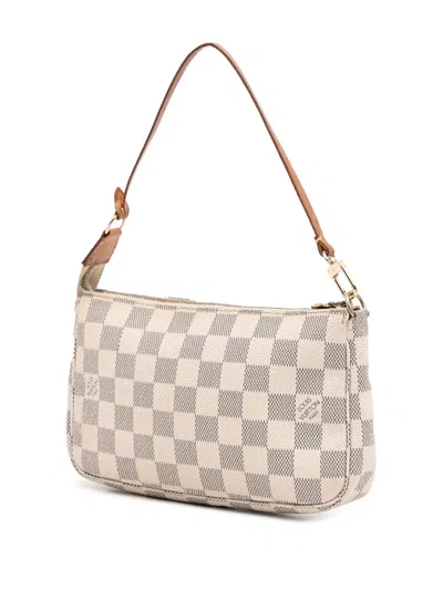 Pre-owned Louis Vuitton 2006 Damier Azur Pochette Accessoires Shoulder Bag