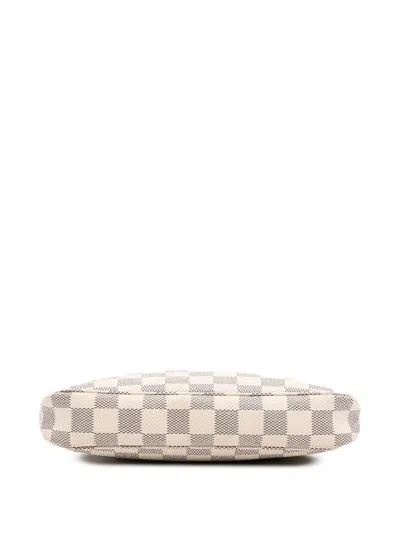 Pre-owned Louis Vuitton 2006 Damier Azur Pochette Accessoires Shoulder Bag